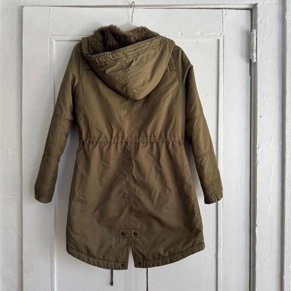 American Eagle Olive Green Women's Parka Coat XS - Picture 3 of 9